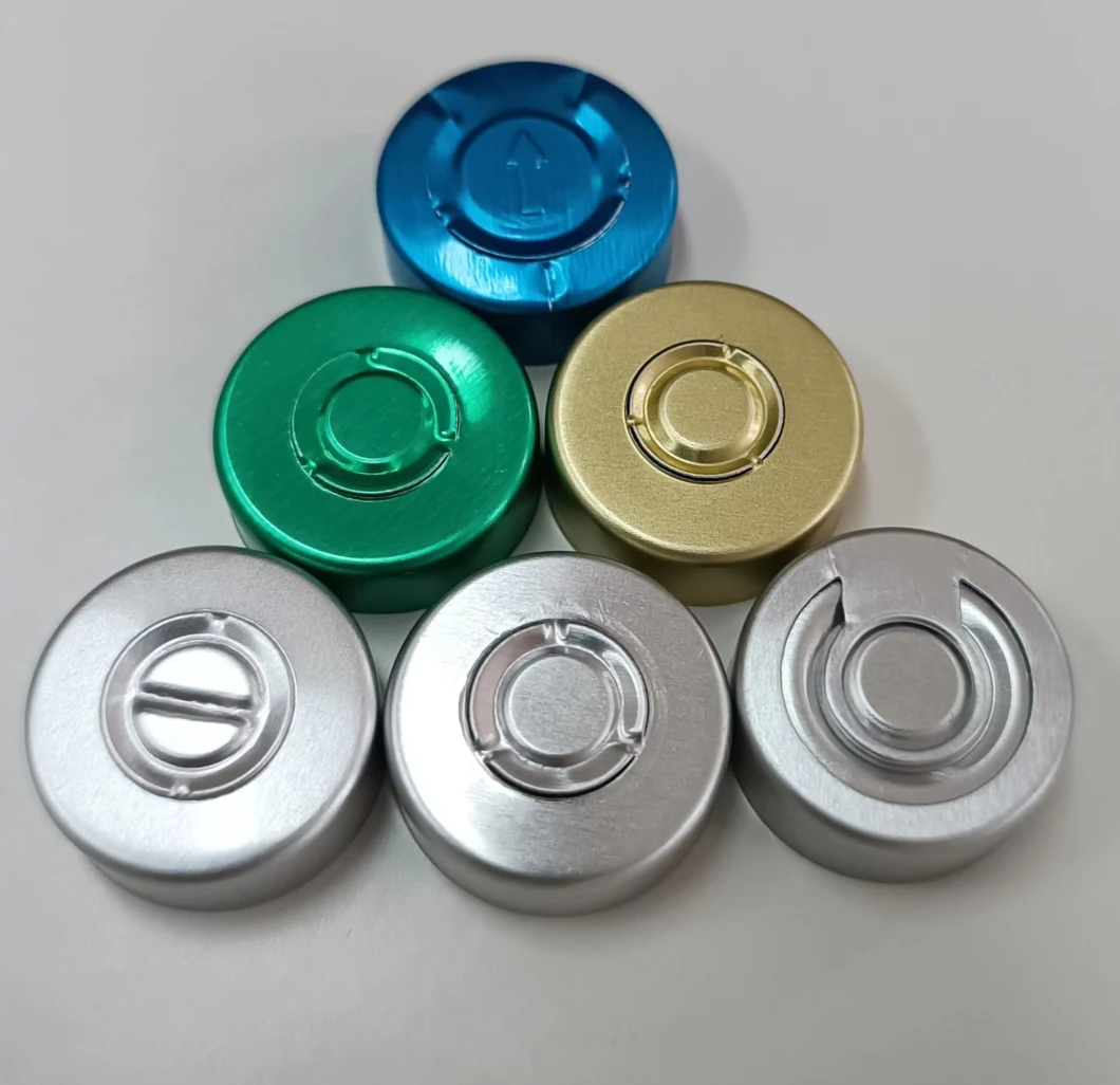 13mm 20mm 32mmmanufacturer Aluminum-Plastic Tear off and Flip Pharma Caps