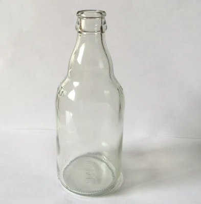 Bouteille en verre Flint de 340 ml pour boissons, cosmétiques, verrerie de contenants alimentaires