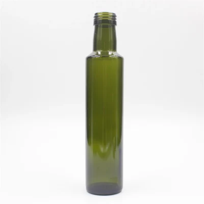 Epmty clair ambre vert foncé 250 ml 500 ml 750 ml verre carré cuisson bouteille d'huile d'olive vinaigre Sauce bouteille pour Oiler Cruet